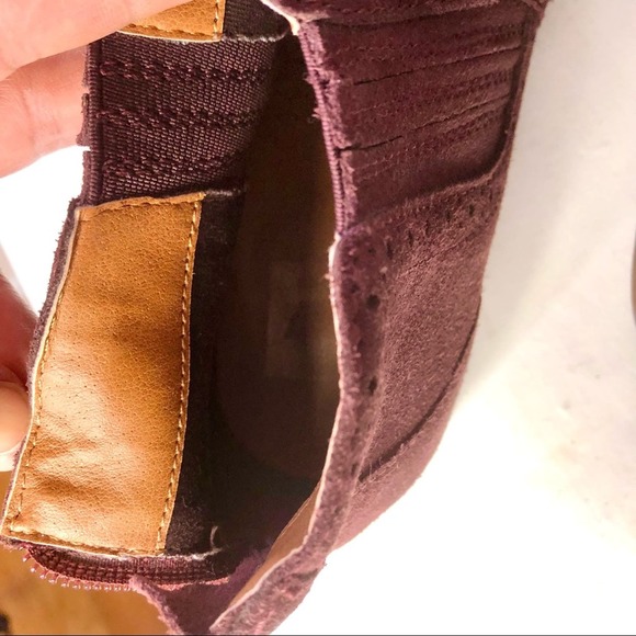 DV by Dolce Vita | Purple Suede Ankle Boots Booties 7.5 - Picture 10 of 16